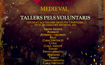 Tallers Vilamagore Medieval 2021